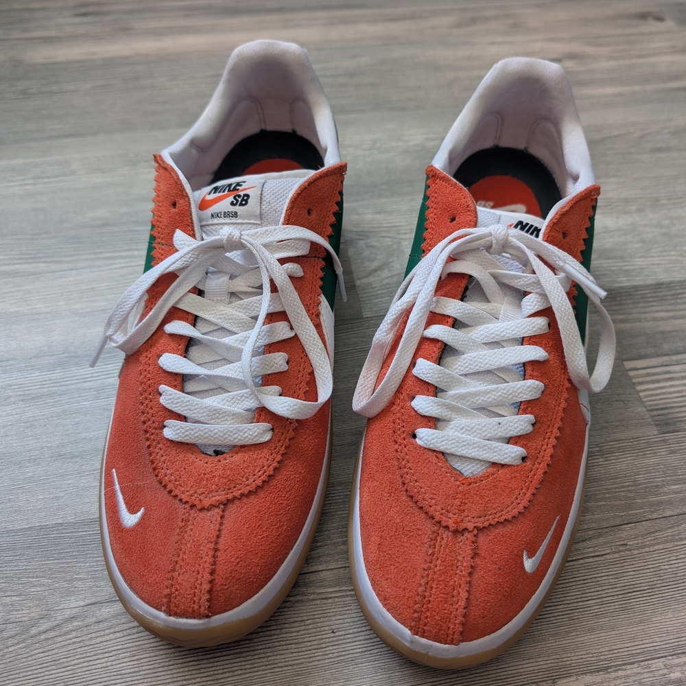 Nike BRSB Orange Green White Size 10
